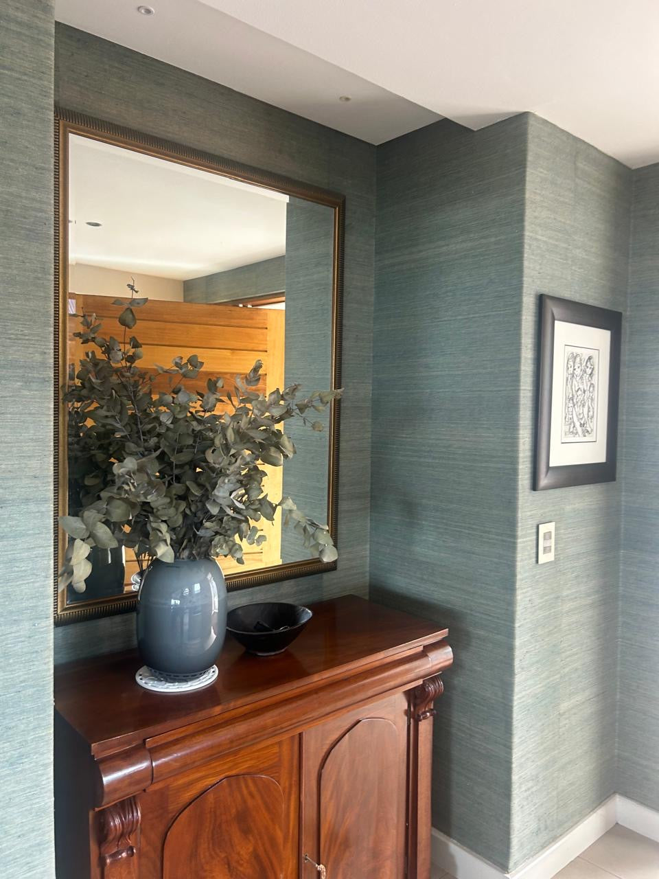 Grasscloth Wallpaper ~ Sage