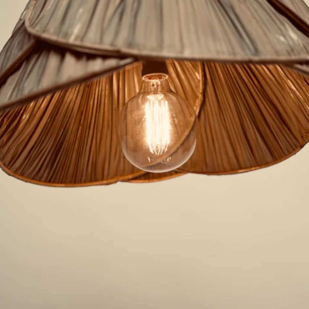 Palm Leaf Pendant Lampshade