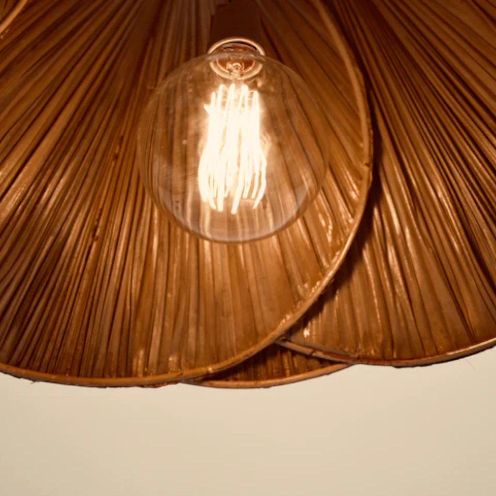 Palm Leaf Pendant Lampshade