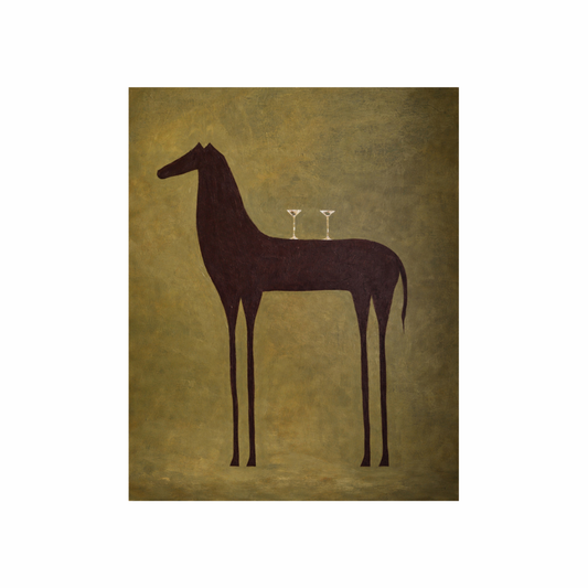 Framed Canvas Print ~ Martini Rider