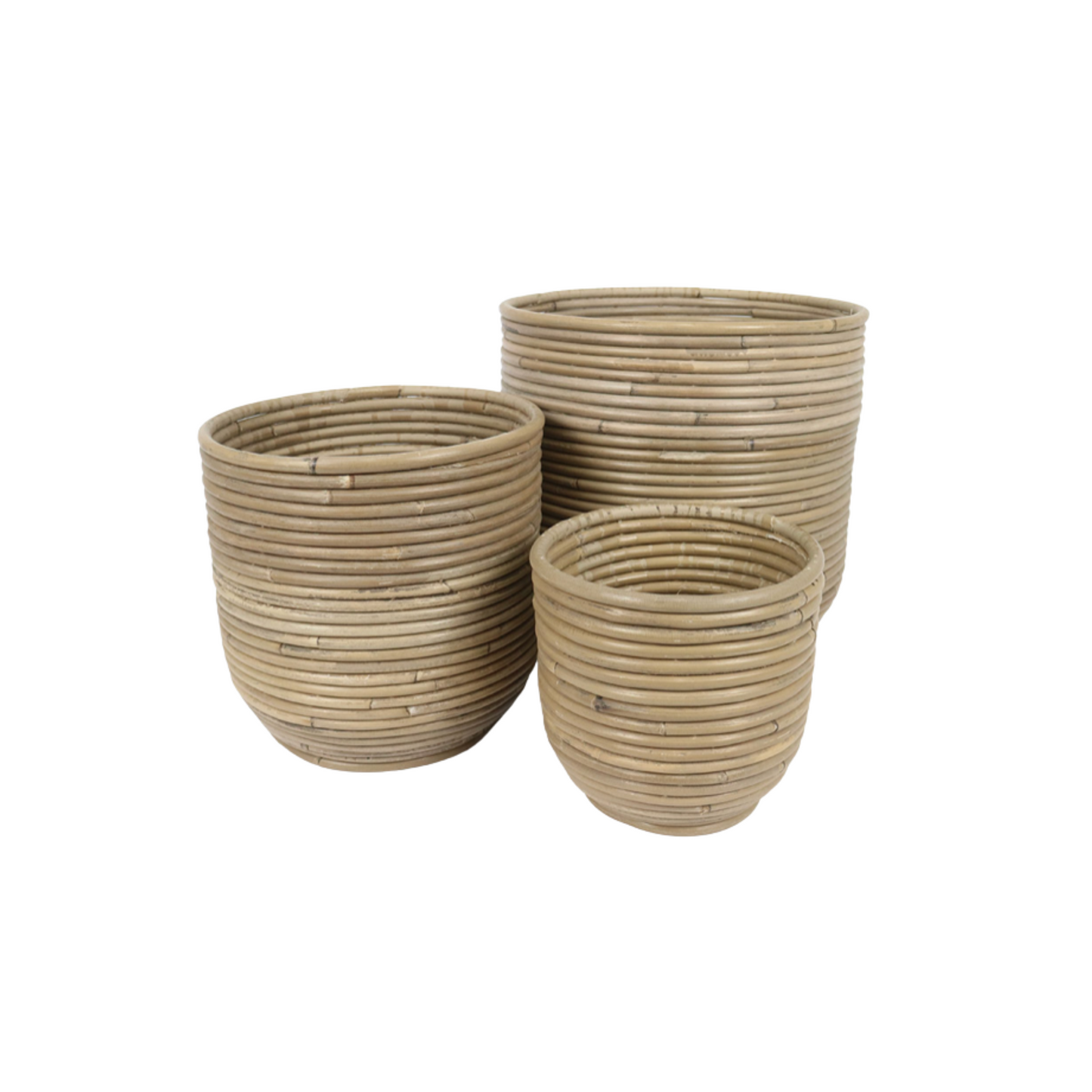Set of Rattan Core Baskets
