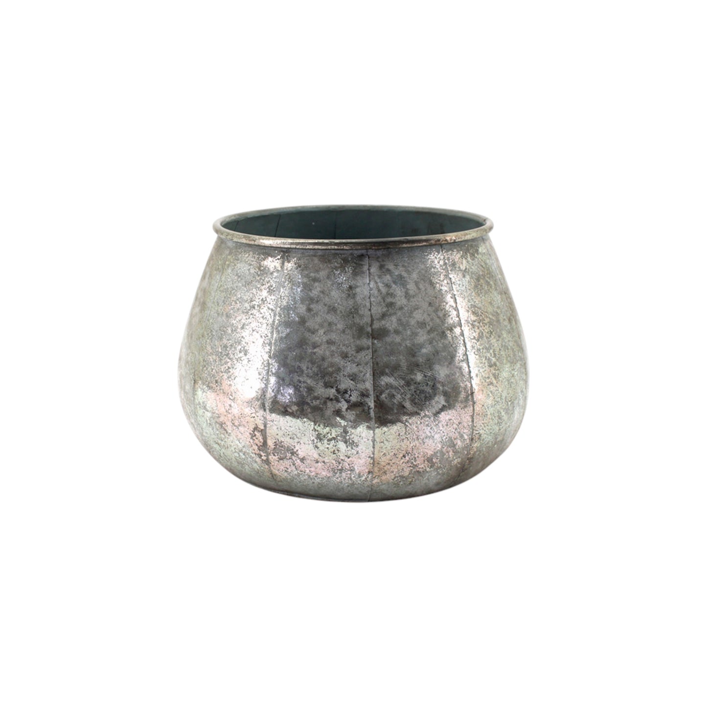 Distressed Metal Planters