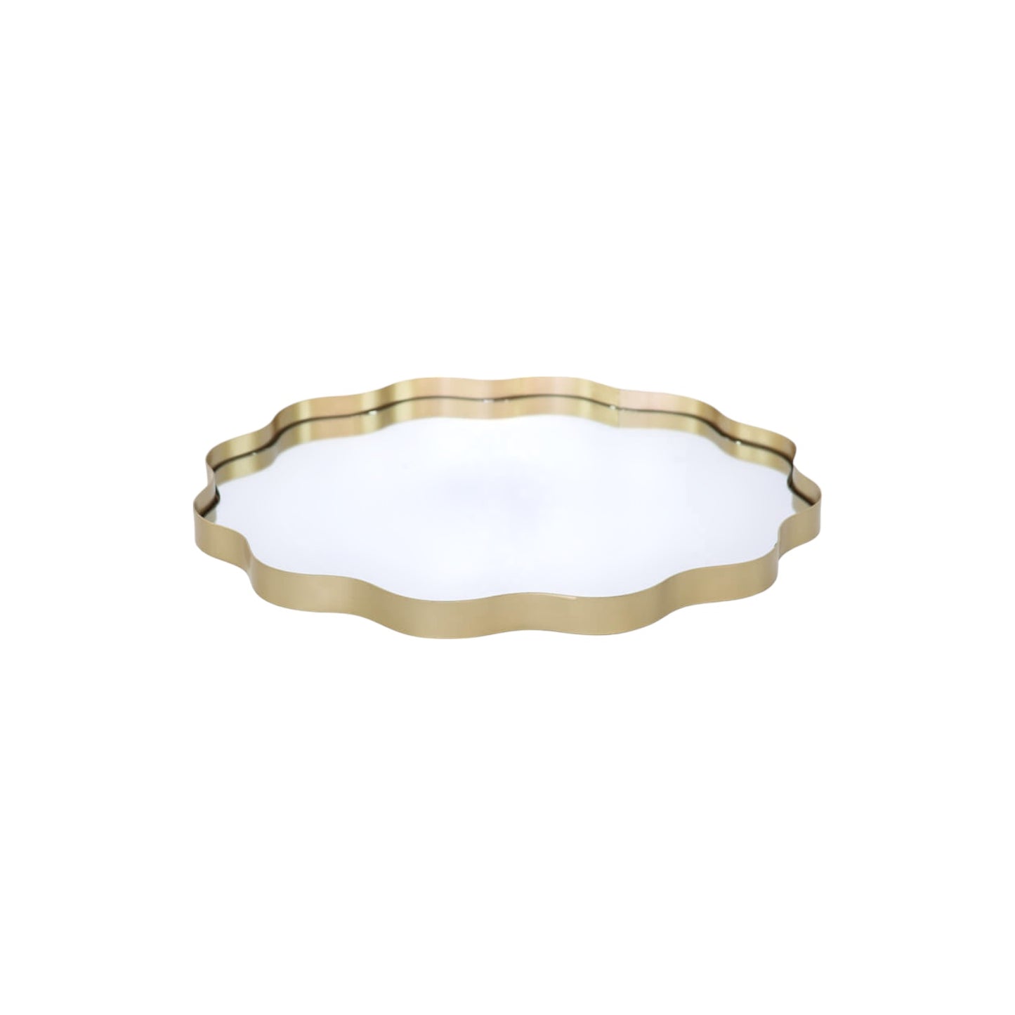 Gold Scallop Tray