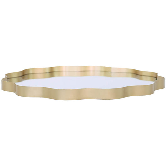 Gold Scallop Tray
