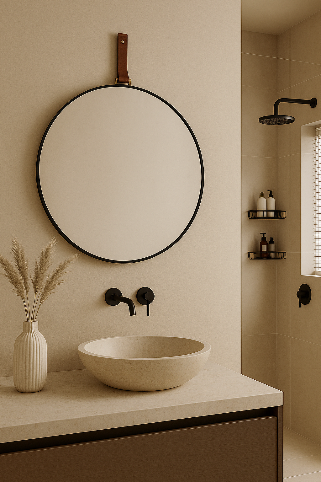 Lex Leather Mirrors