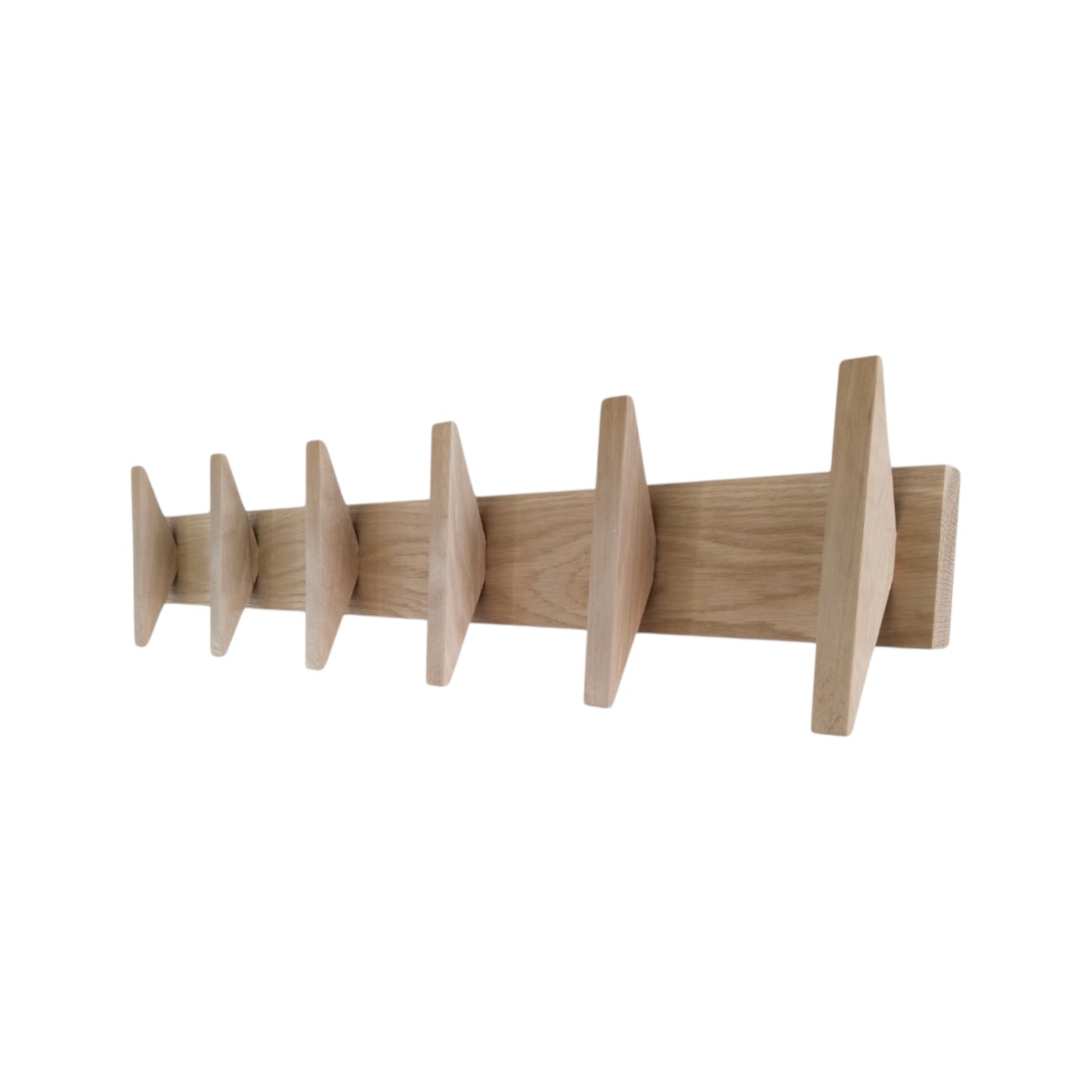Oak Slant Hooks