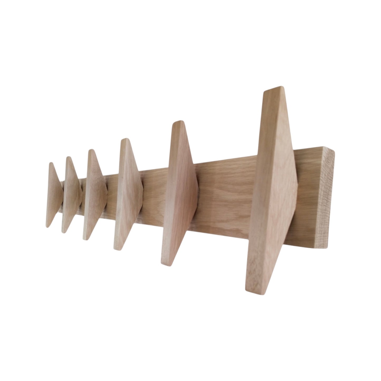 Oak Slant Hooks