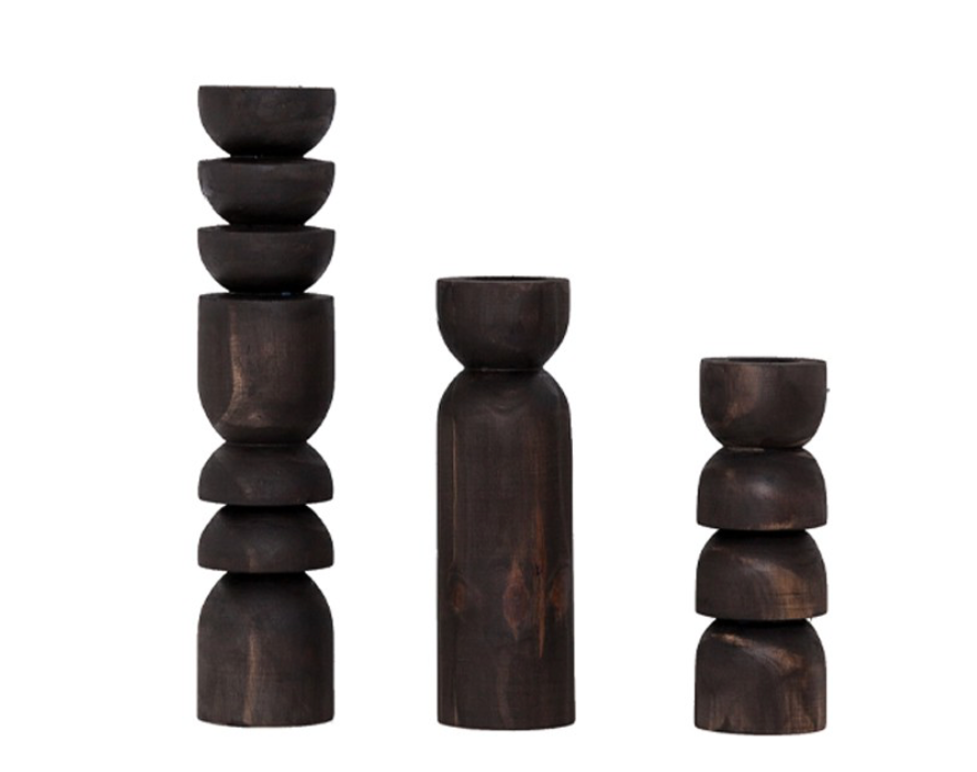 Pine Tree Candlesticks