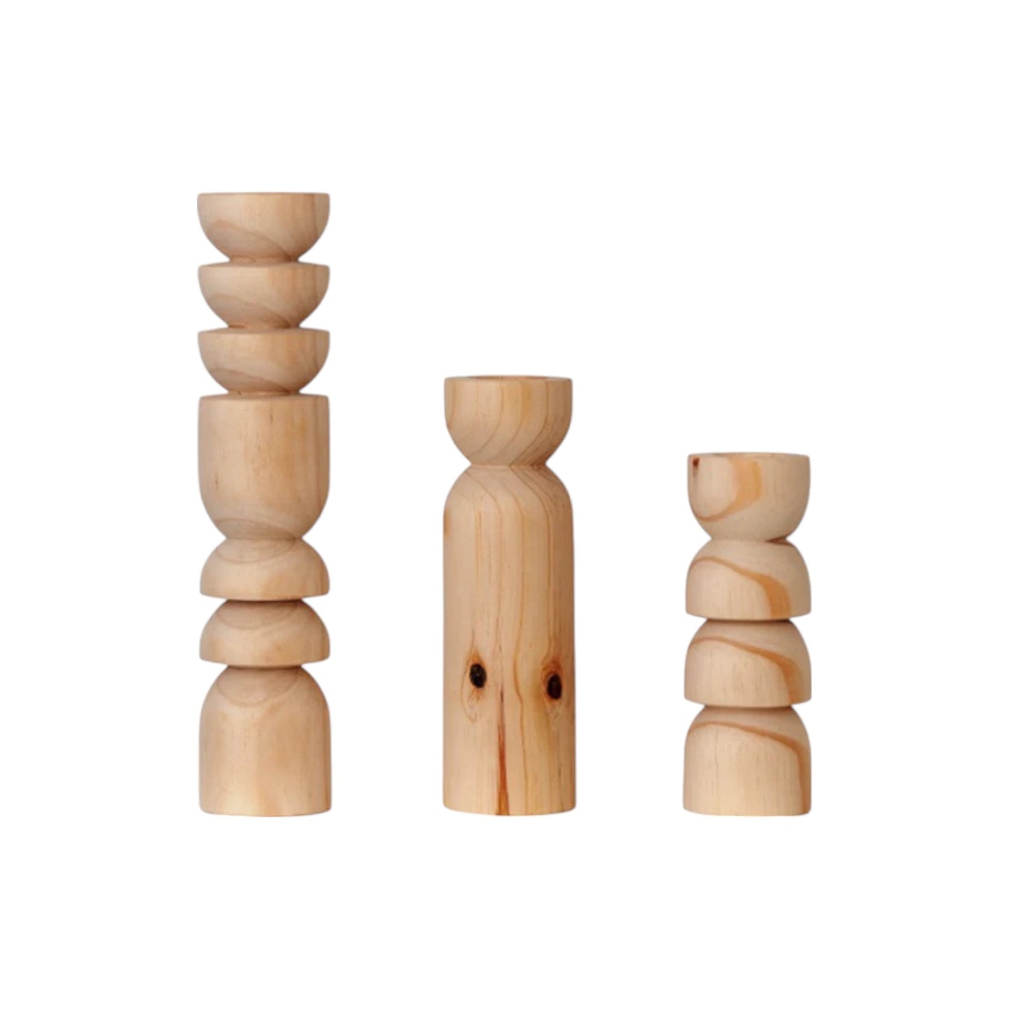 Pine Tree Candlesticks