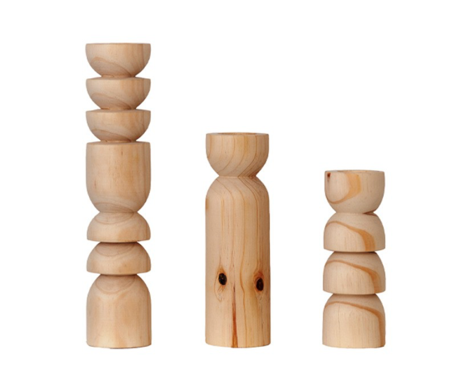 Pine Tree Candlesticks
