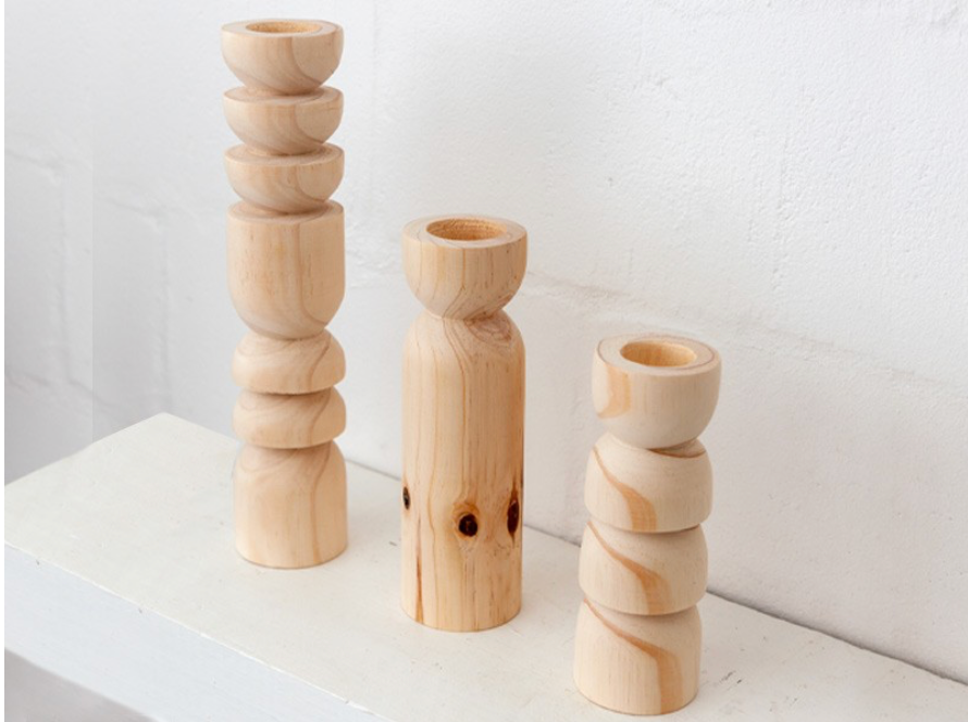 Pine Tree Candlesticks