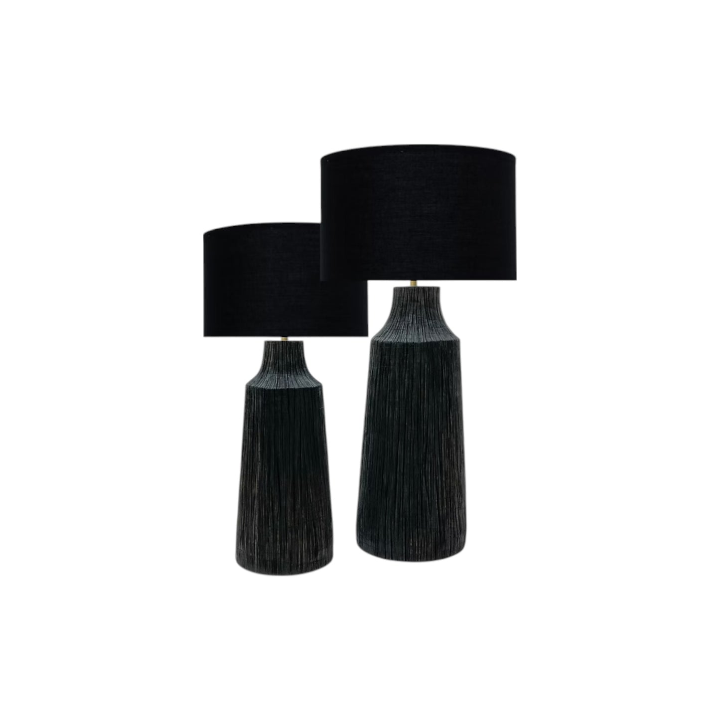 Black Bark Lamps