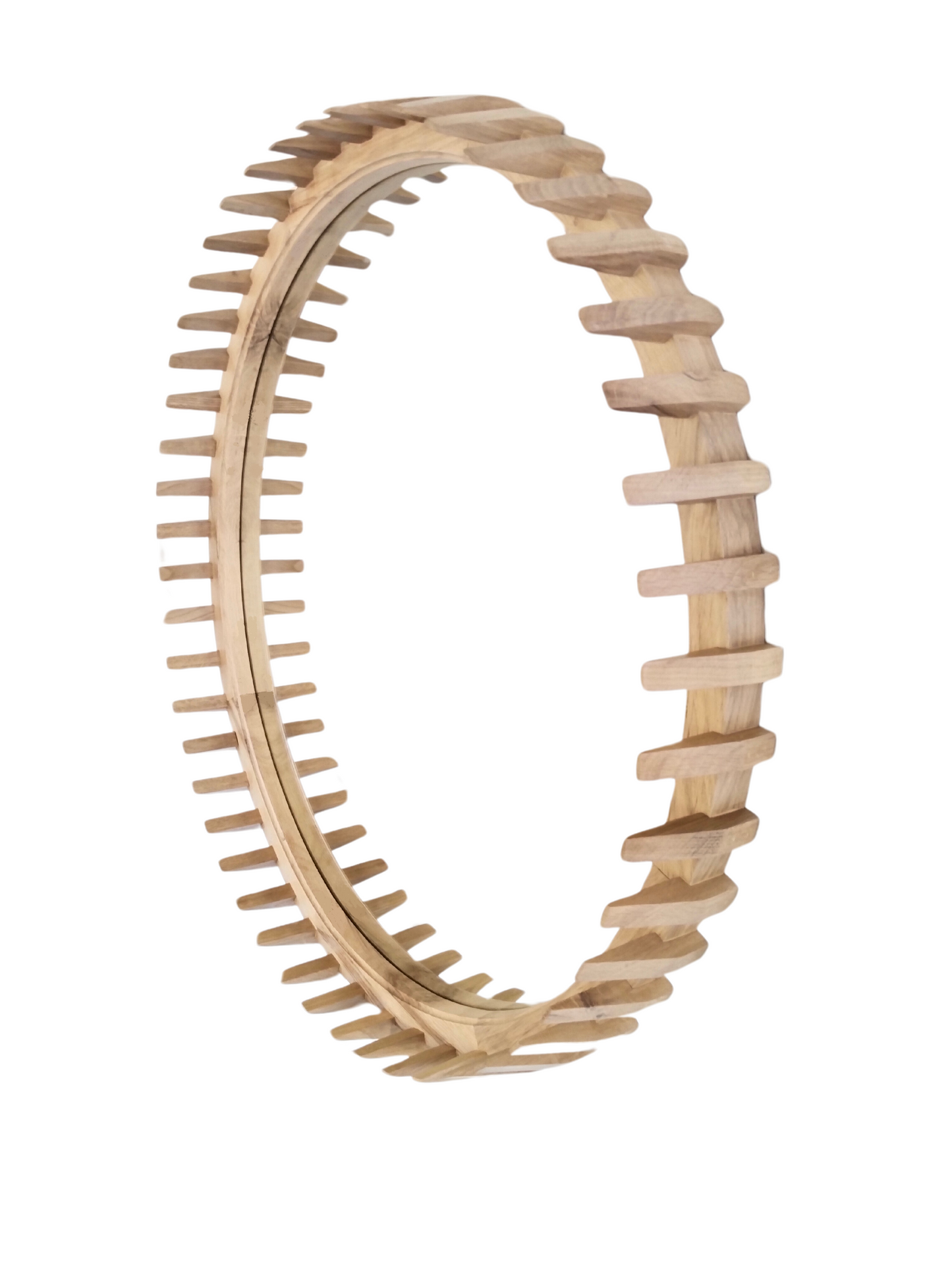 Cacti Oak Mirror