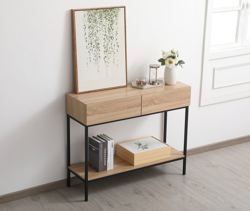 Cole Console 2 Drawer