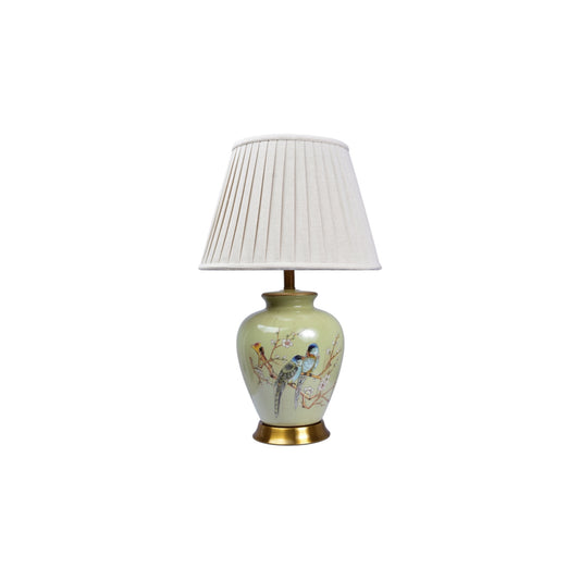 Bird Motif Ceramic Table Lamp