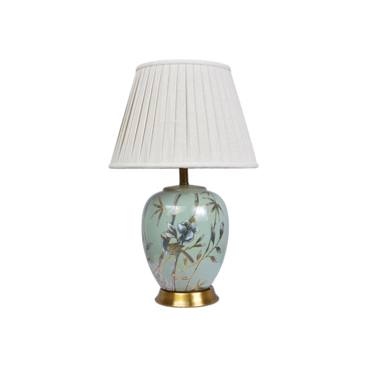 Blue Bird Ceramic Table Lamp