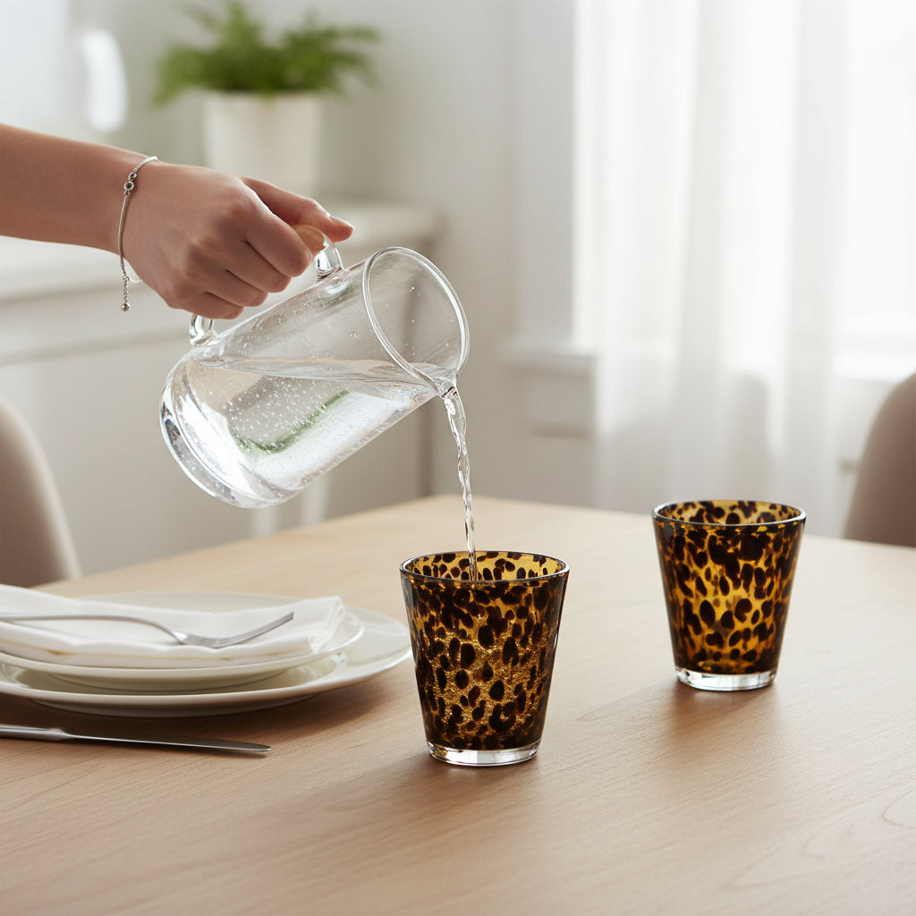 Tortoise Glasses (set of 6)