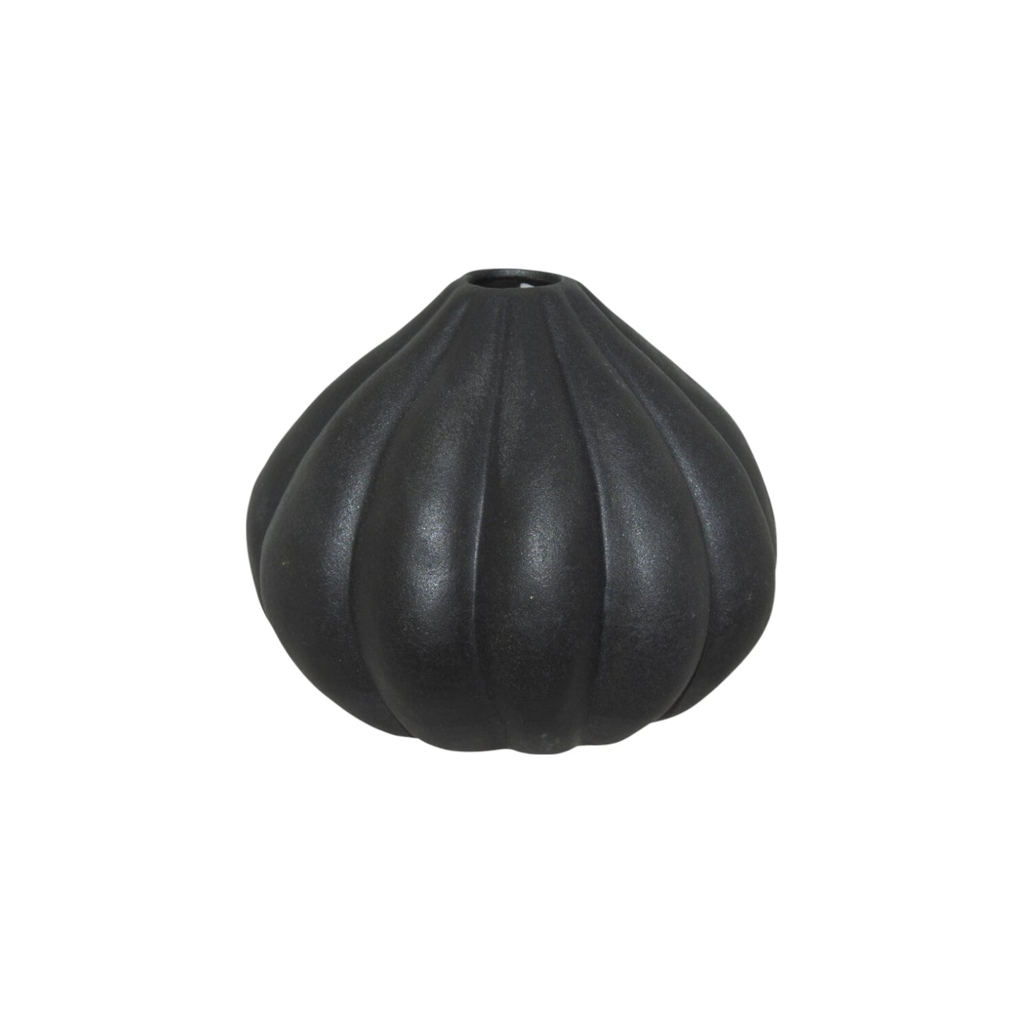 Small Black Urchin Vase