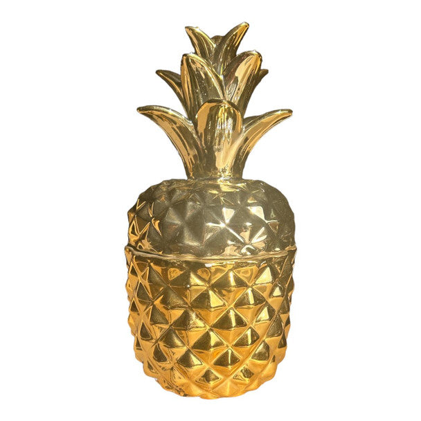 Gold Pineapple Jar