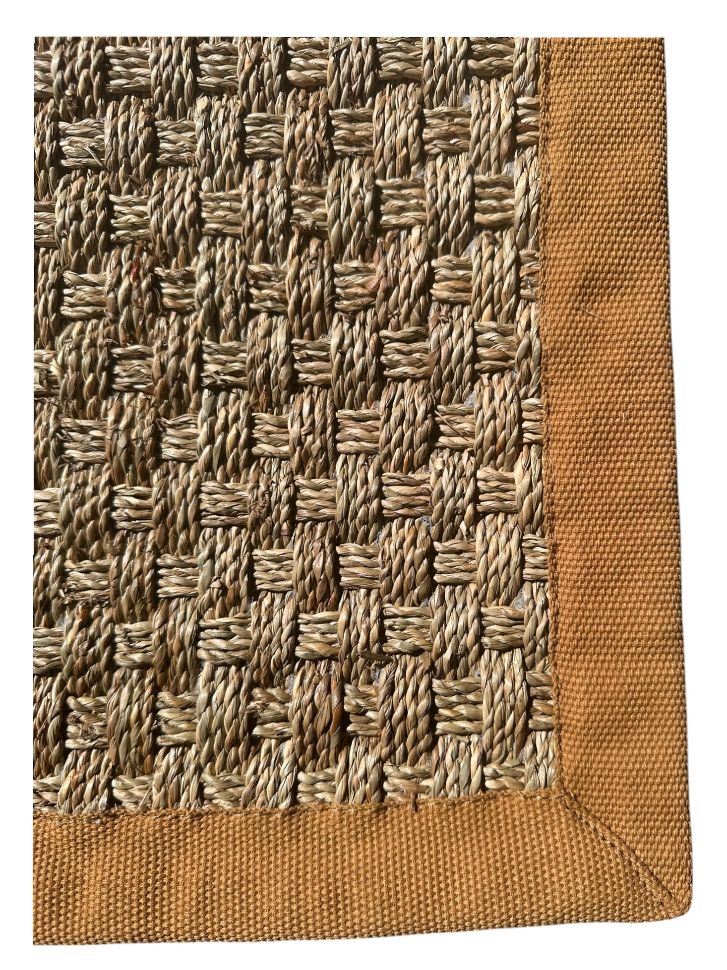 Esque Check Weave Seagrass Rug