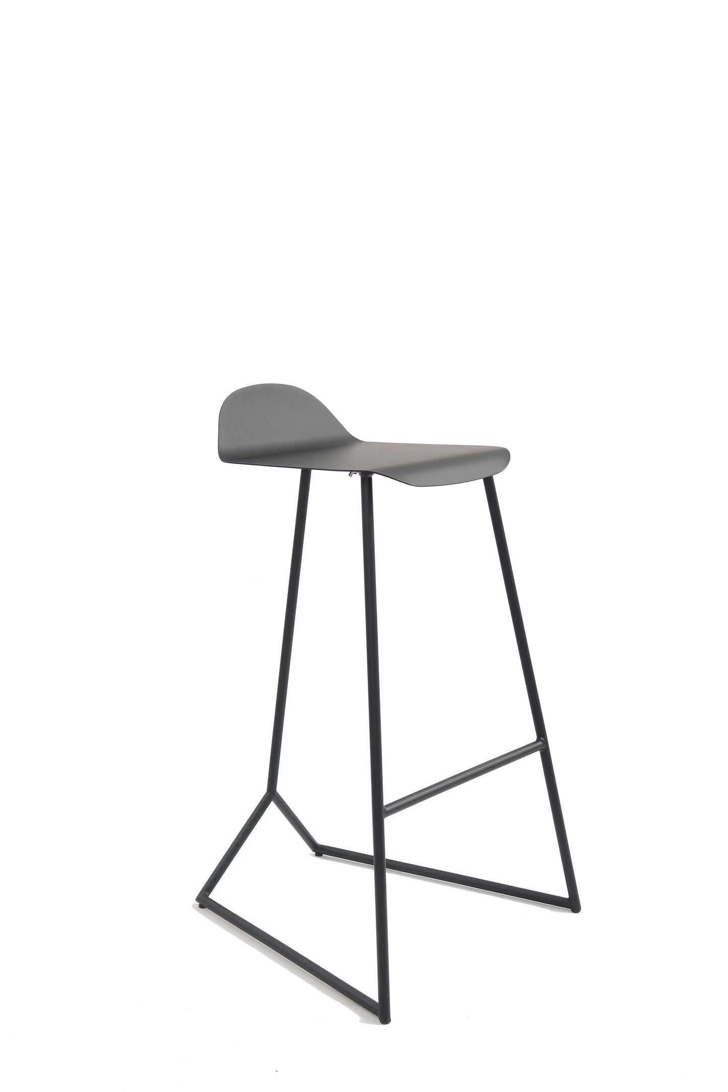 Matte Black Slim Barstool - Esque