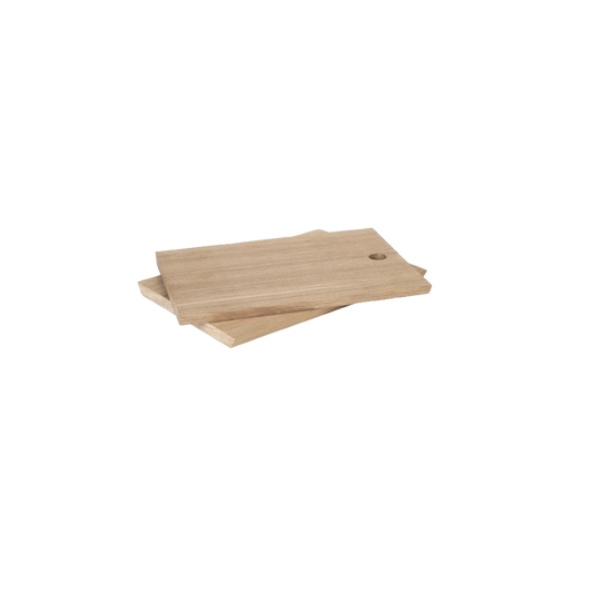 Set of 2 Oak Breakfast Boards