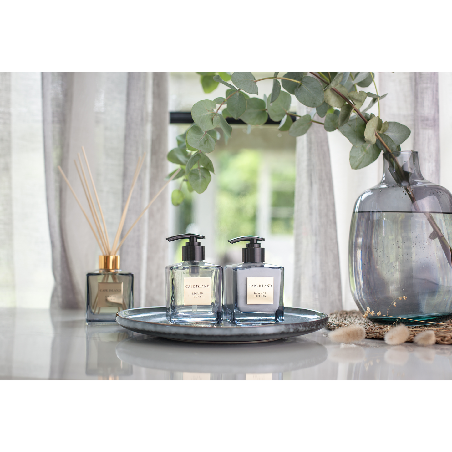 African Storm Luxury Liquid Soap, Lotion & Fragrance Diffuser Collection