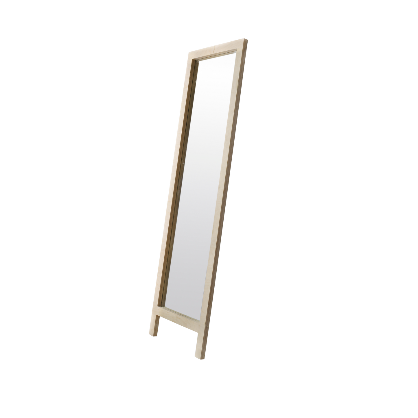 Birch Leaning Floor Mirror