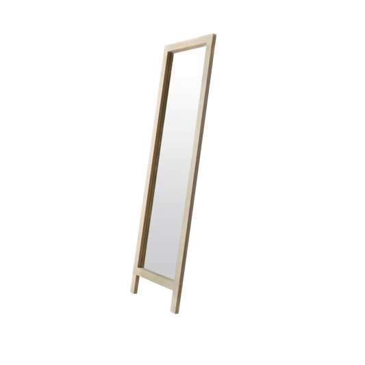 Birch Leaning Floor Mirror