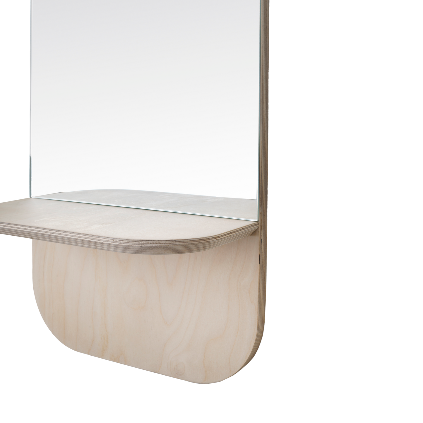 Birch Shelfie Mirror