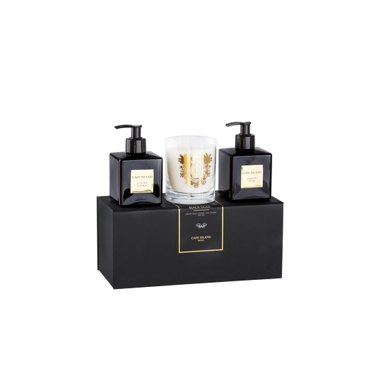 Black Gold Luxury Liquid Soap, Lotion & Candle Collection