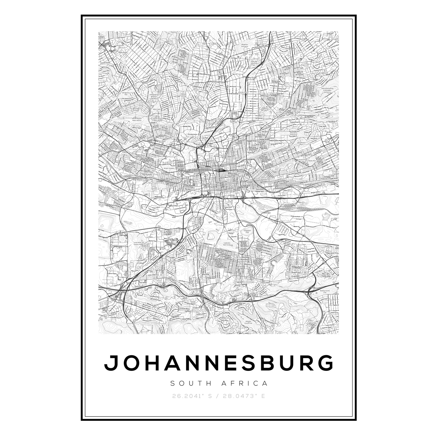 City Maps Johannesburg