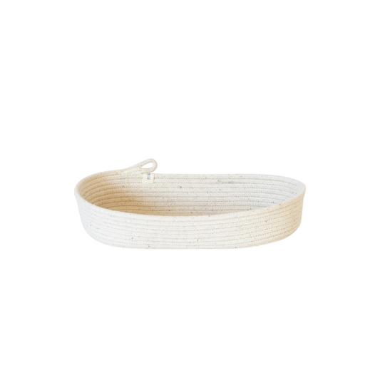 Ivory Oval Basket