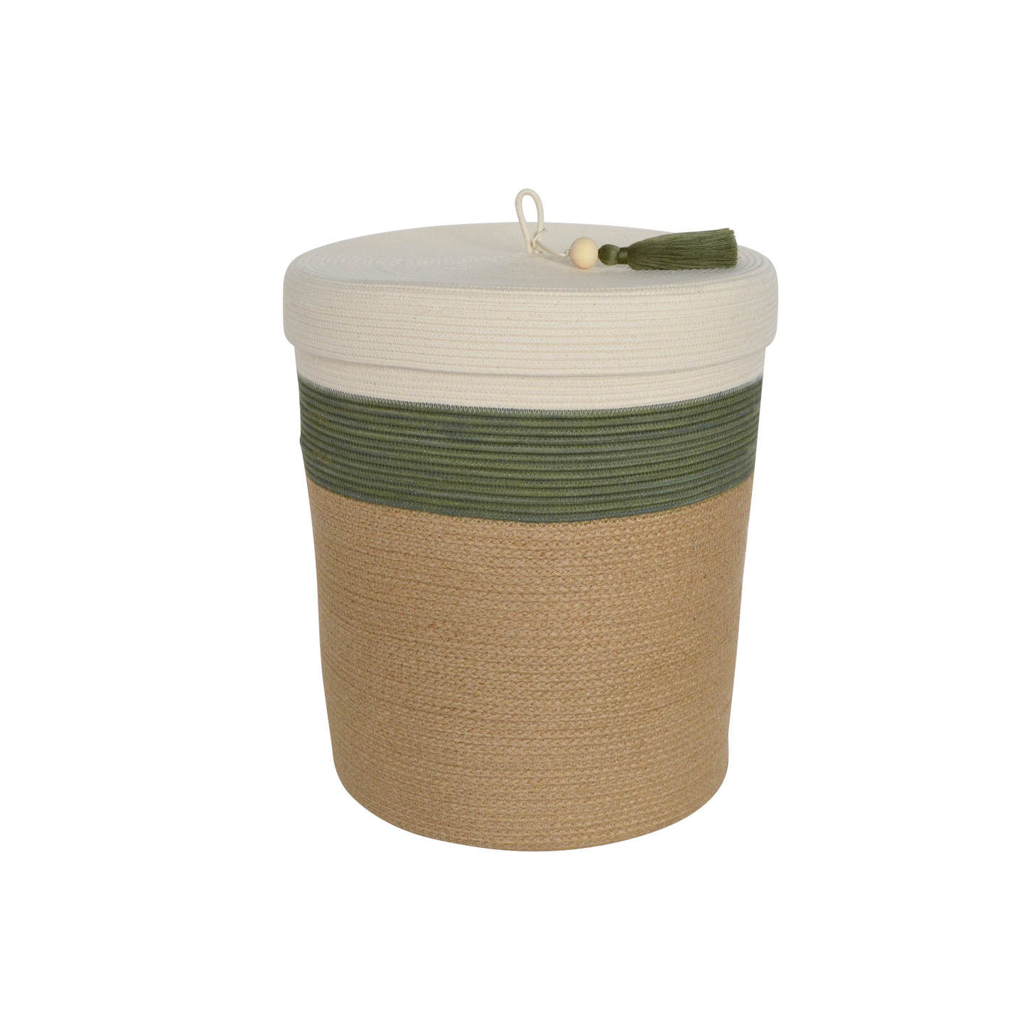 Lidded Laundry Basket