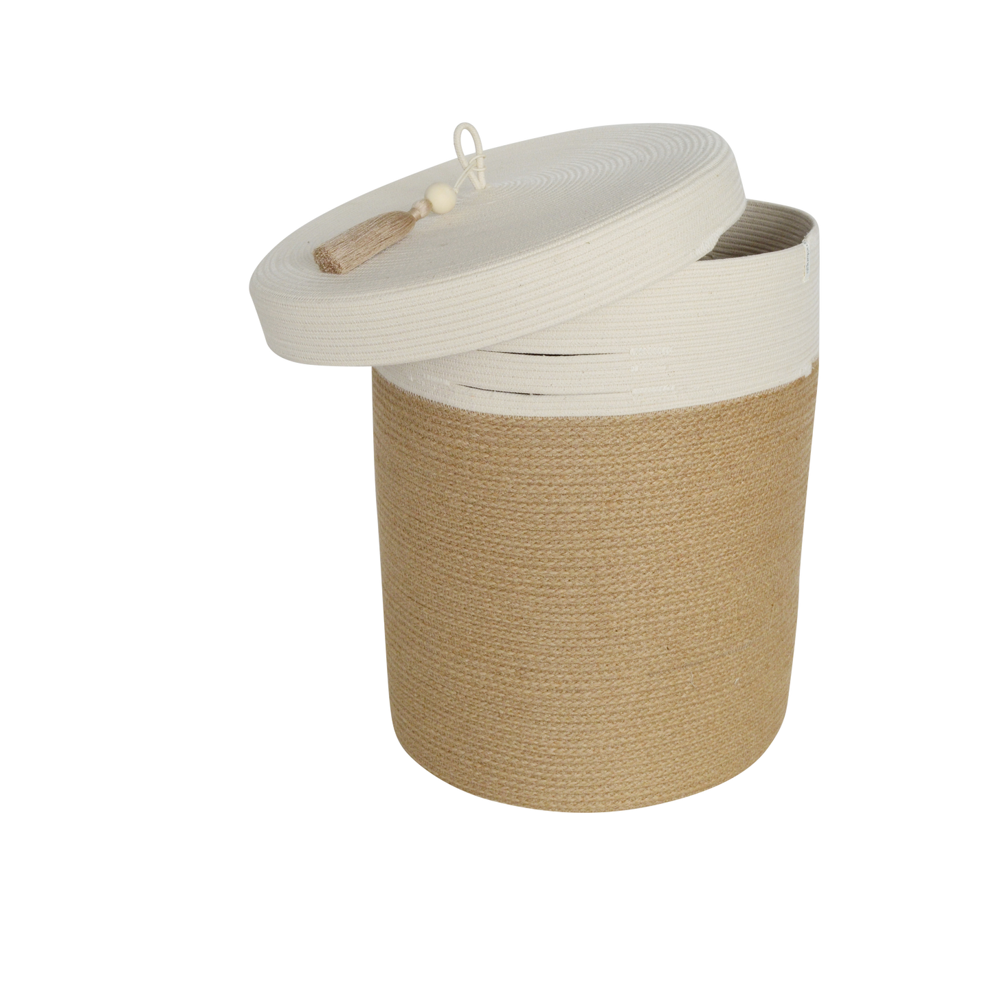 Lidded Laundry Basket