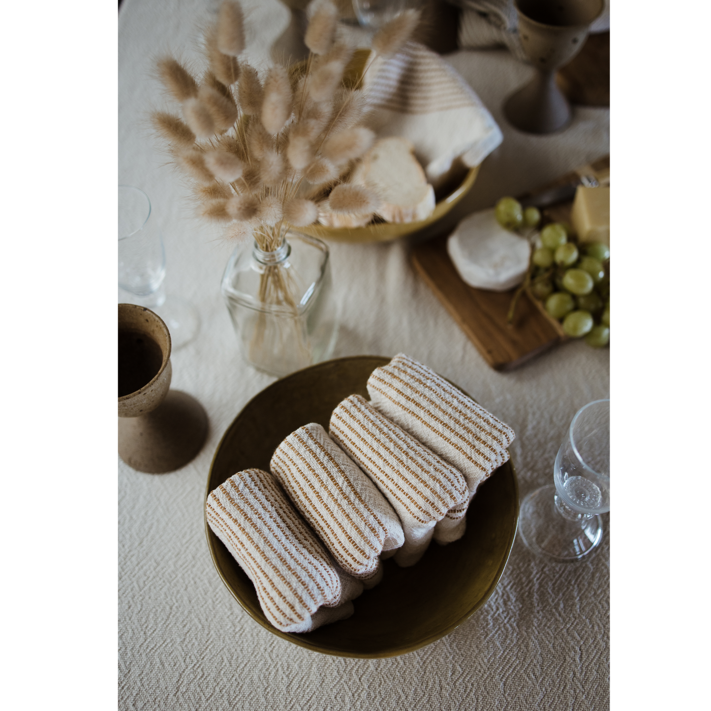 Handwoven Tablecloth & Napkins