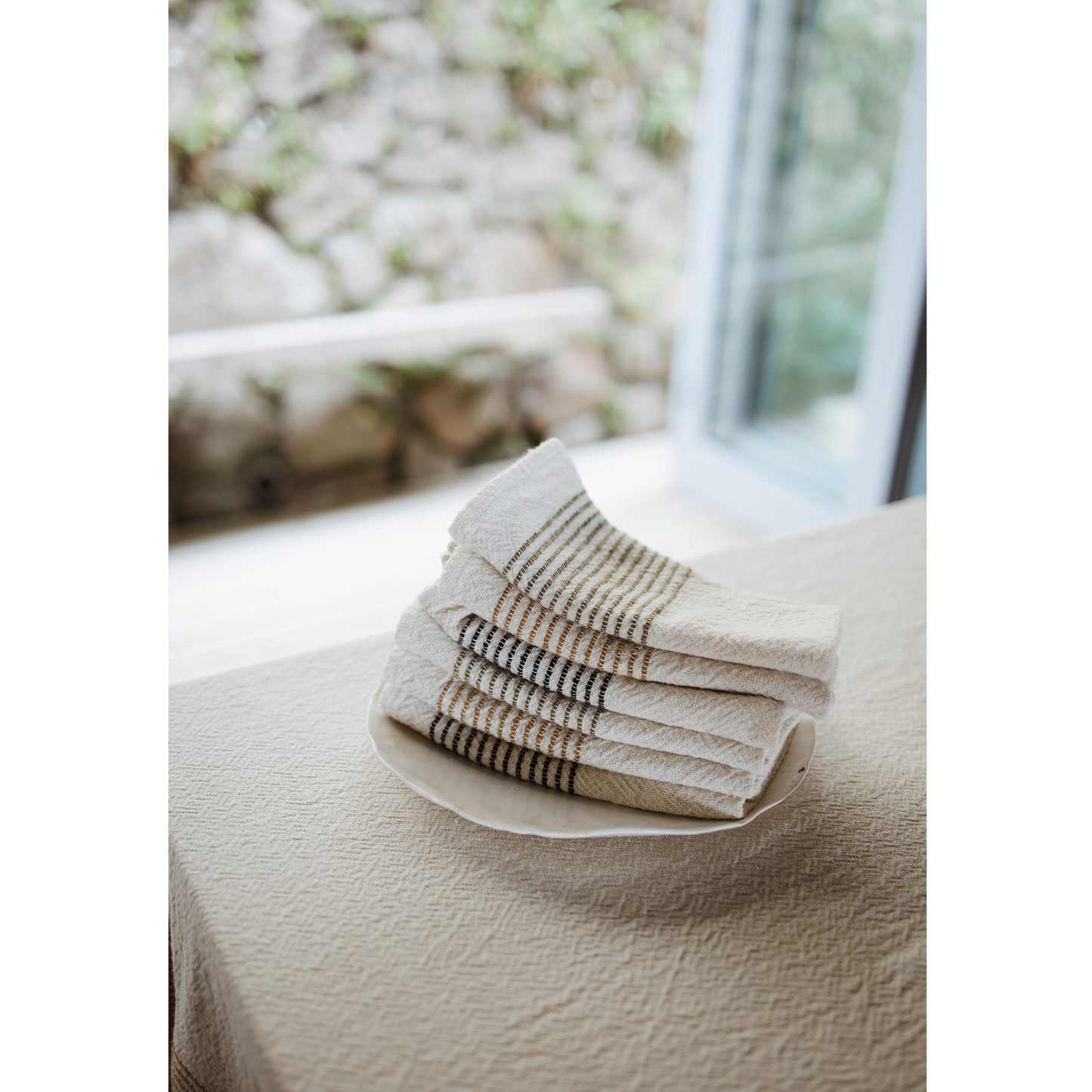 Handwoven Tablecloth & Napkins