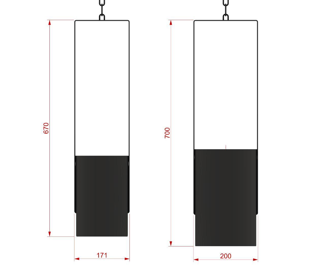 Pendant Slit Planter
