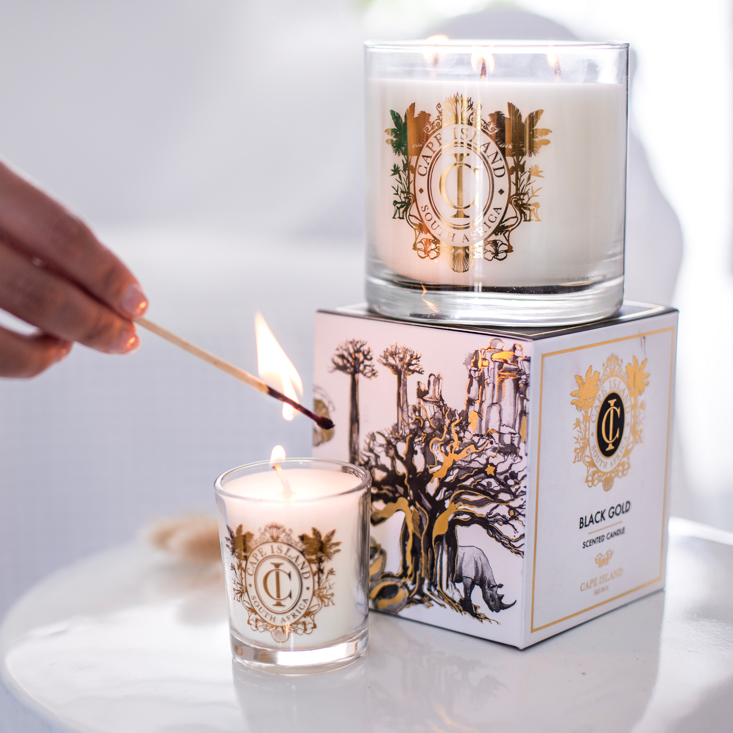 Black Gold Scented Candle