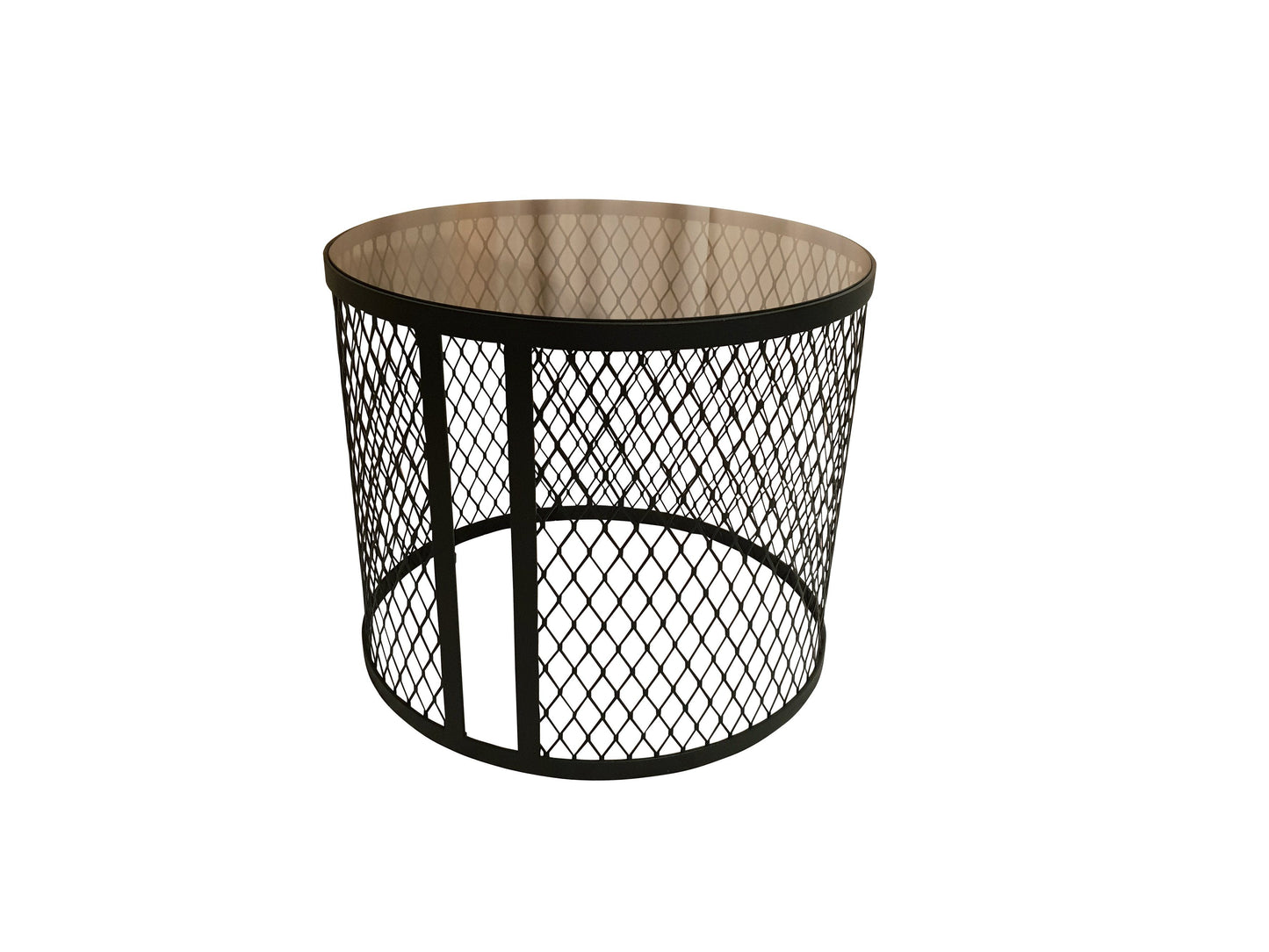 Regus Side Table with Glass Top - Esque