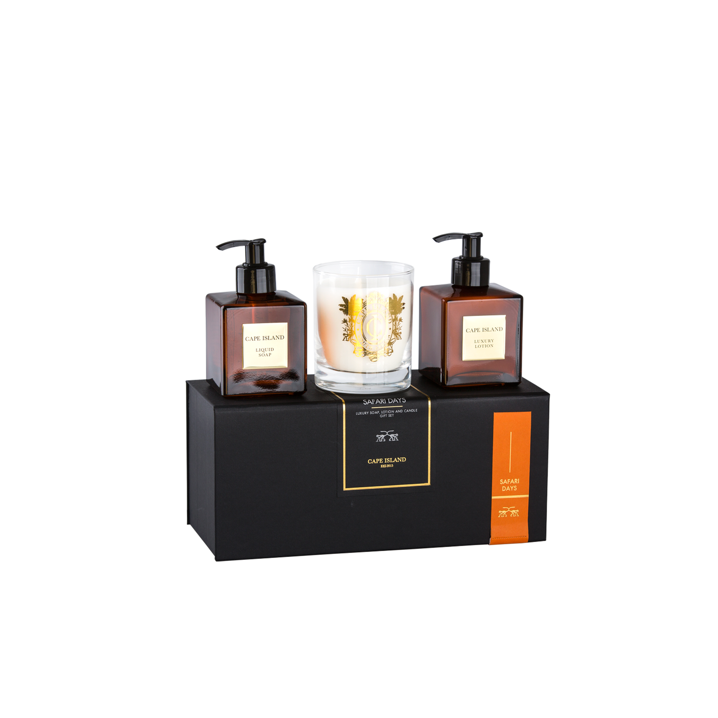 Safari Days Luxury Liquid Soap, Lotion & Candle Collection