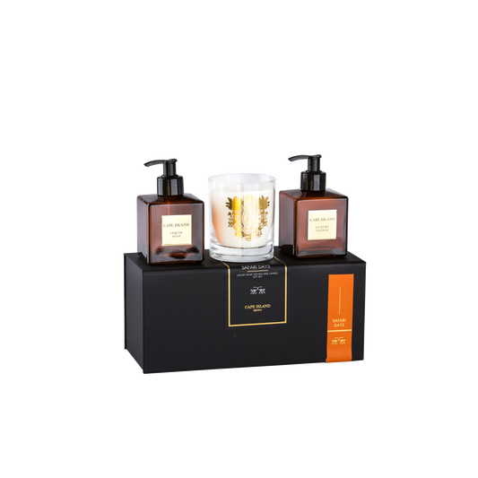 Safari Days Luxury Liquid Soap, Lotion & Candle Collection