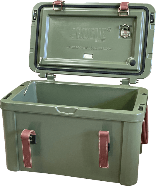 45L Rogue Ice Cooler (canvas seat cover and leather fittings)