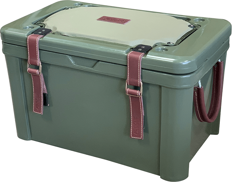 45L Rogue Ice Cooler (canvas seat cover and leather fittings)