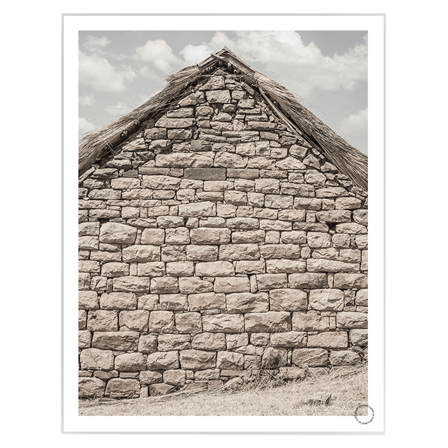 Stone-Shed, Art Print