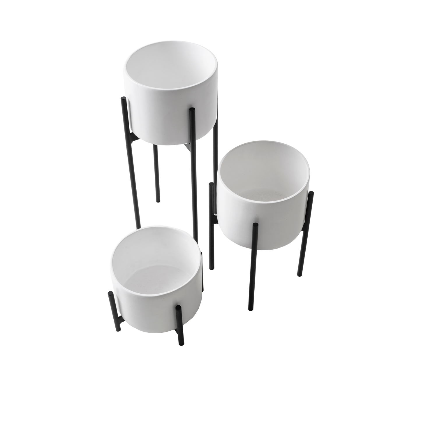 Trio Metal Planter Set