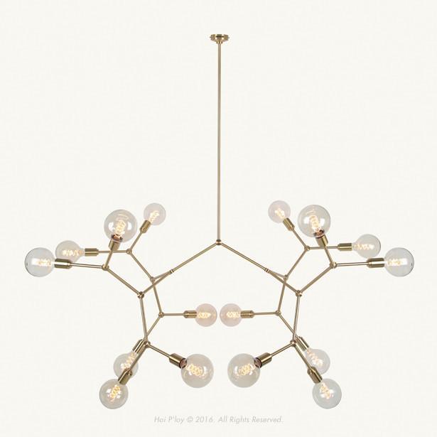 Molecule Light Brass - Esque