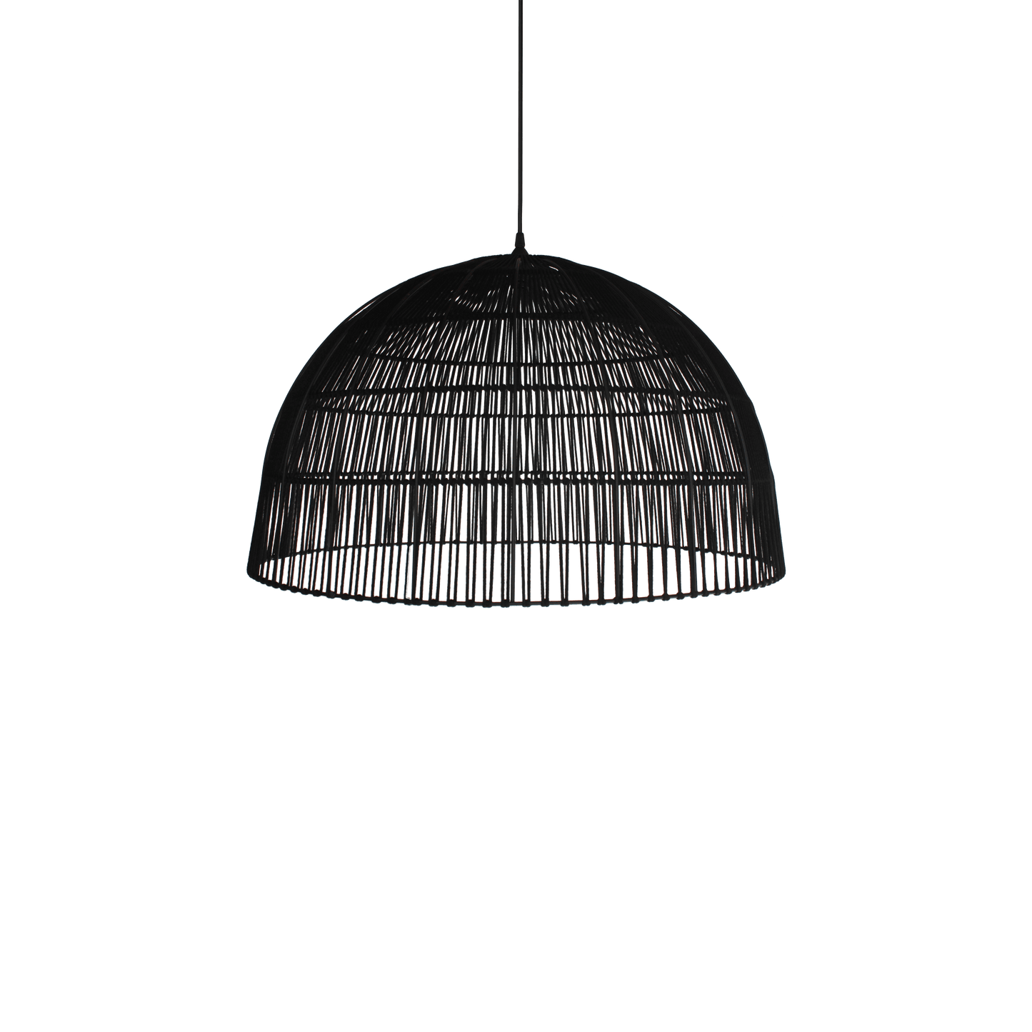 Dome Woven Rope Pendant