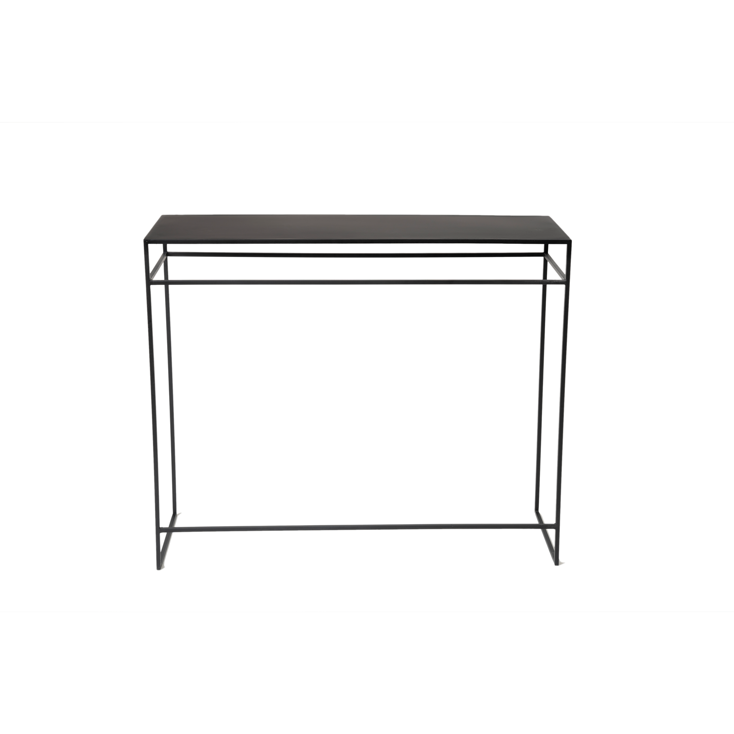 Matt Black Console Table