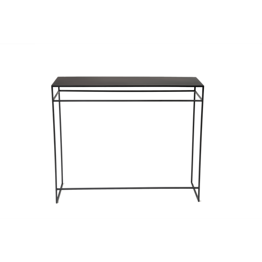 Matt Black Console Table
